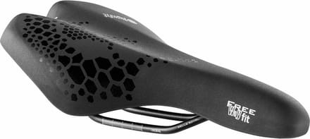 Selle Royal Athletisch stadsfietszadel - waterdicht - demping - 26 cm - zwart