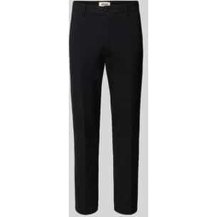 Stoffen broek met achterzakken