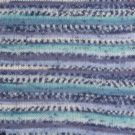 DROPS Fabel Print - 522 turkoois/blauw - Wol Garen