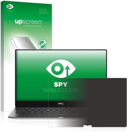 upscreen - privacy screenprotector voor Dell XPS 13 9370 - Folie Beschermfolie Blauwlichtfilter