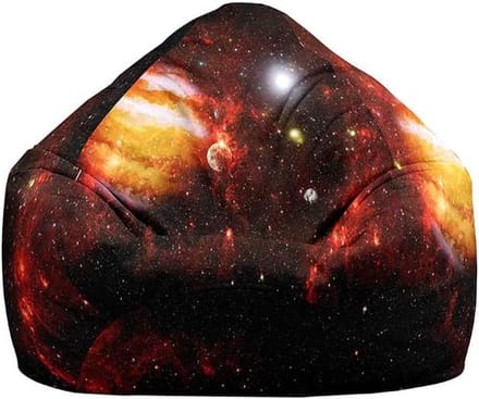 Zitzak Stoel - Zitkussen - Ontspannen Zitten - Opbergfunctie - 80 x 90 cm - Mars