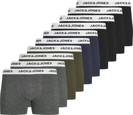 Jack&Jones Heren Jacbasic Boxershorts 10-Pack Forest Night
