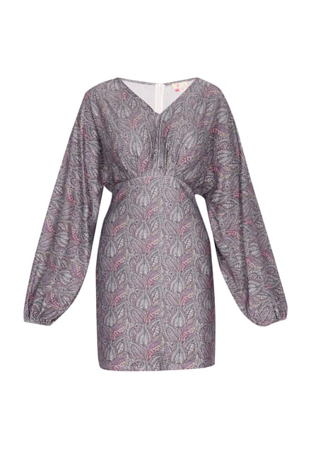 IZIA Jurk Dames Roze Veelkleurig