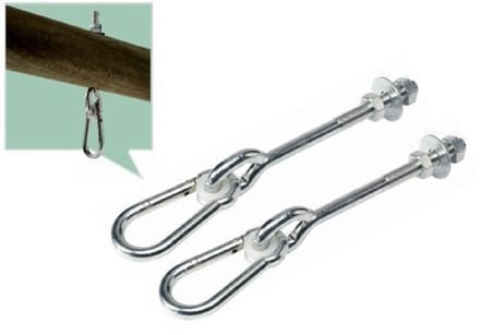 Set van 2 schommelhaken M12 met bouten