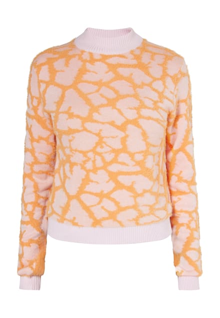 Mymo Jumper Dames oranje roze