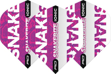 Peter Wright Hardcore Ionic Snakebite Purple - Dart Flights