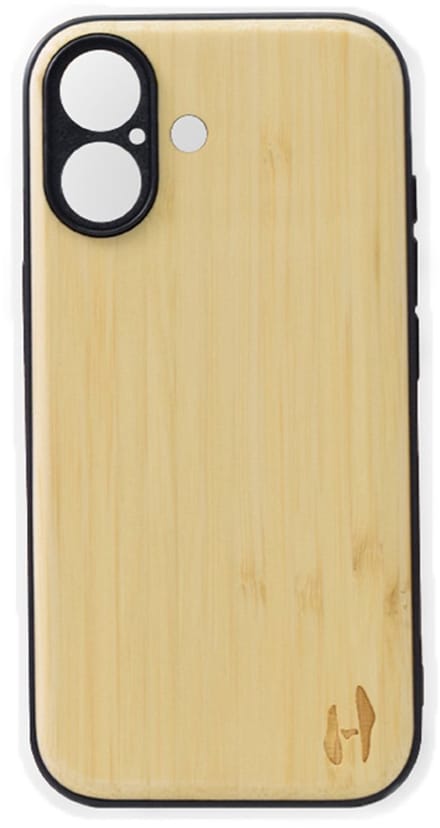 Houten TPU case, iPhone 17 Bamboe