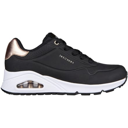 Skechers Skechers Uno Metallic Sneakers zwart Synthetisch