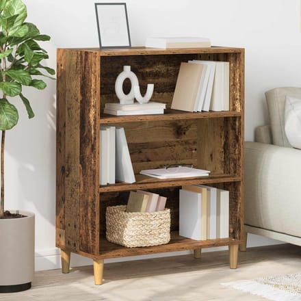 vidaXL - Dressoir - Oudhout - 69,5 - x - 32,5 - x - 90 - cm - Bewerkt - hout