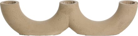 Rustik Lys - Betonnen kandelaar 'Lotta' (Lichtroze, beige)