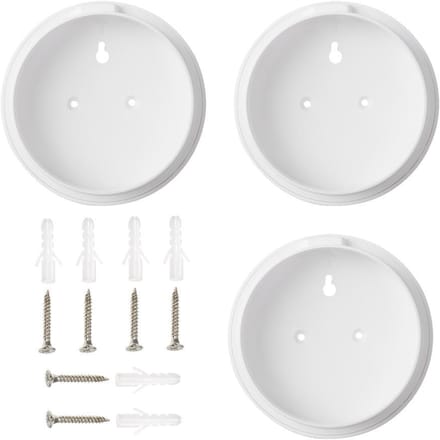 Wandtafelbeugel voor Google Wifi Beveiligingsbeugel Wit 3 Pcs