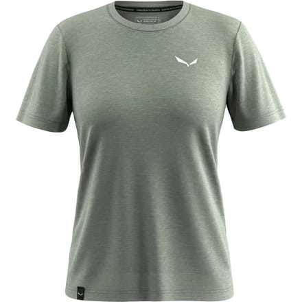 T-shirt met mini logo vrouw Salewa Eagle