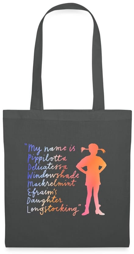 Pippi Langkous My Name Is … Bunt Tas Van Stof Schoudertas
