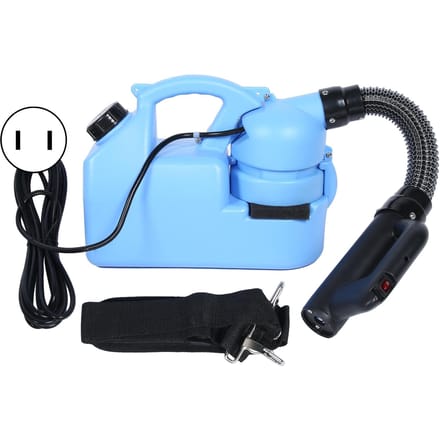 8L ULV Blauwe Elektrische Vernevelaar Draagbare Tuinspuitmachine met Schouderriem US Plug white