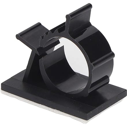 100 Stuks Kabelklemmen Verstelbaar Zelfklevend Draadbeheer Klemmen Herbruikbare Nylon PA66 Kabelbinderhouder Zwart YX 1013