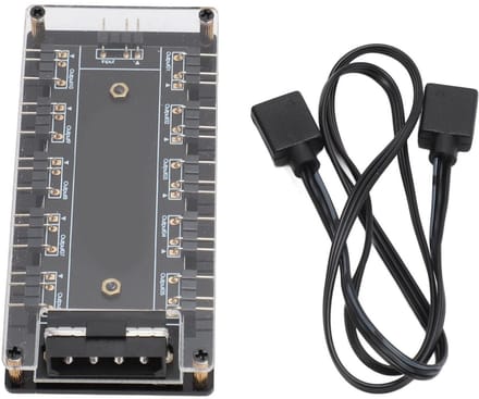 Allecto - Hub - 10-weg Rgb Splitter - Effectief Draadbeheer - Acryl