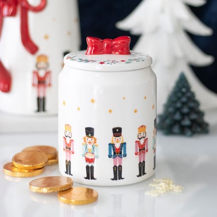 Something Different - Nutcracker Storage Jar with Bow Voorraadpot - Multicolours