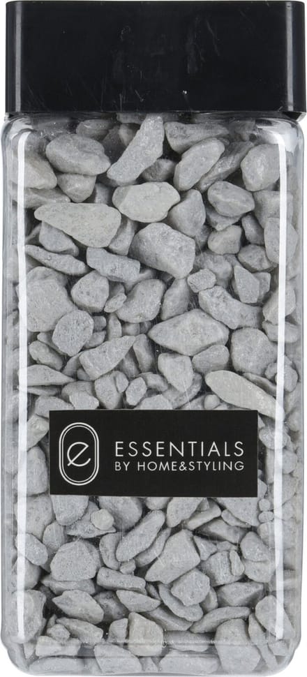 Decoratie steentjes/hobby steentjes - Lichtgrijs - 550 ml - 9/13 mm