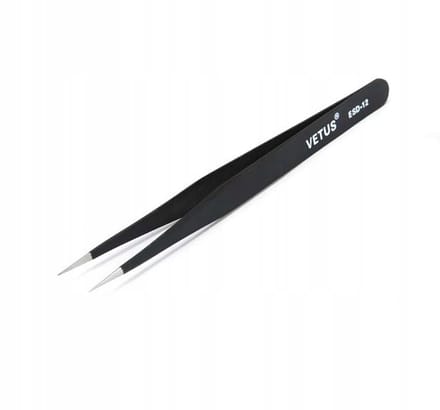 Vetus ESD-12 Precisie Pincet - Scherpe Punt, 133mm