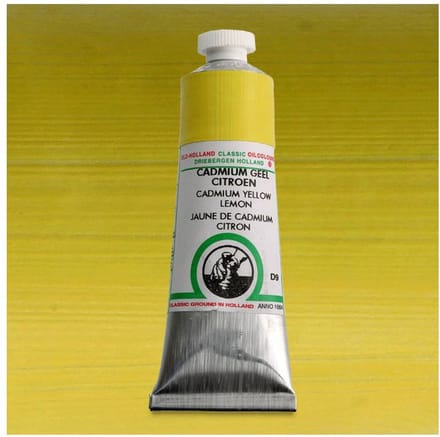 Old Holland Hoge Kwaliteit Olieverf 18 ml - Cadmium Yellow Lemon (D9)