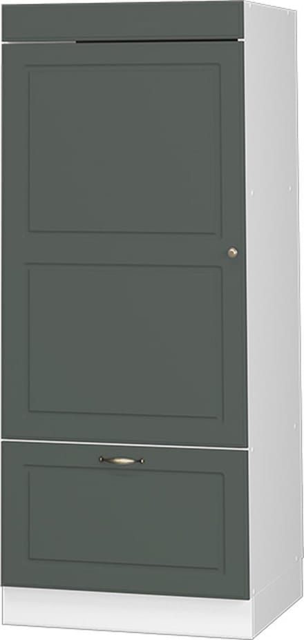 Vicco Hoge kast Fame-Line, Groen-Goud landelijk/Wit, 60 cm