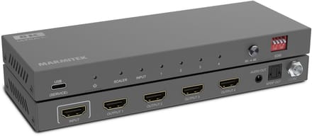 Marmitek Split 814 Pro HDMI Splitter / HDMI verdeler - 8K 60Hz - 1 in 4 uit - Audio extractor