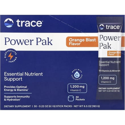 Trace, Power Pack, Orange Blast, 30 stickpacks, 6,1 g (0,22 oz) elk