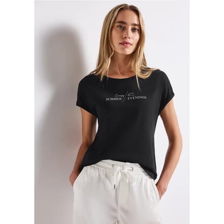Basic shirt met print