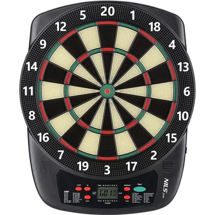 NILS FUN TDE03 Serie - Elektronisch Dartbord - Meerdere Spelmodi - Voor 8 Spelers
