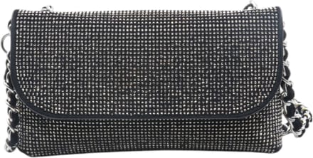 Flora & Co - clutch - avondtasje bling bling - handtas feestdagen - grijs