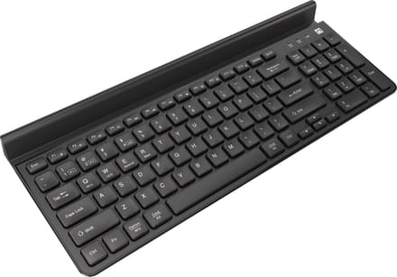 Toetsenbord keyboard - Natec - US layout - Wireless - Zwart - Bluetooth - 2.4GHZ Slim Phone/Tablet houder