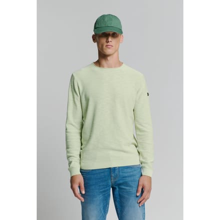No Excess Pullover Crewneck Garment Dyed + Stone Washed Mint Größe: XXL | Pullover Outlet | Herren | Cyan