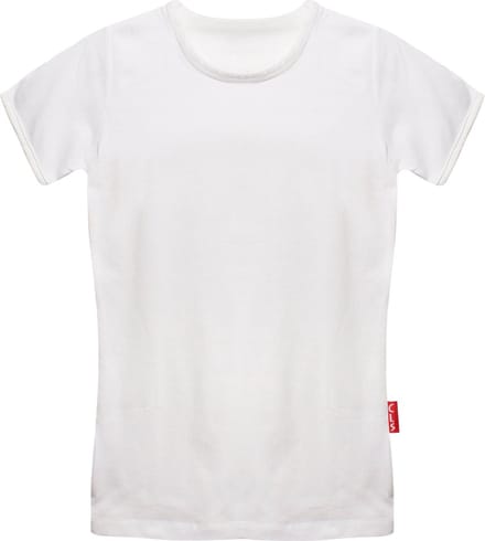 Claesen's® - Meisjes T-Shirt SS WitCL 854-White-2