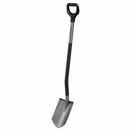 Fiskars Ergonomic Serie - Scherpe Spade - Ergo Handvat - Premium Staal - 26° Hoek