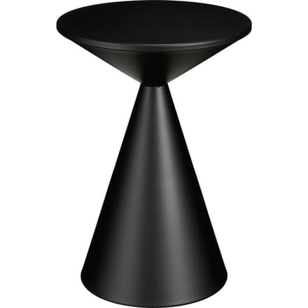Mica Decorations Royale Bijzettafel - H55 x Ø40 cm - Metaal - Zwart