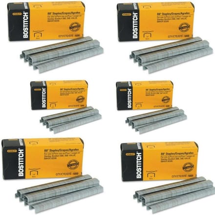 Premium PowerCrown Nietjes voor Nietmachine, 6mm Poten, Volle Strip