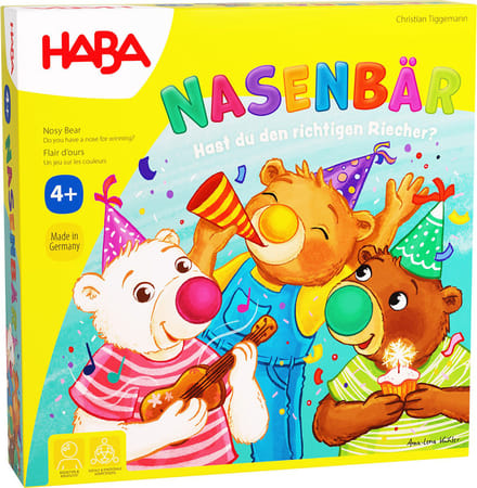 Haba !!! Spiel - Nasenbär (DE = F 2010881002 - NL 2010881003) (DE/E/F/NL/IT/ES).