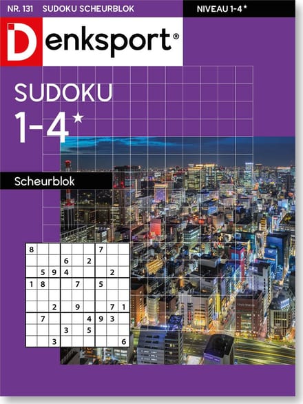 Denksport Puzzelboek Sudoku 1-4* scheurblok, editie 131
