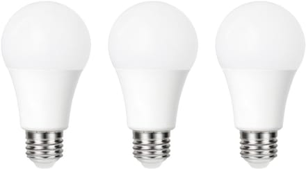 3 Pack - E27 Day/Night Auto Sensor LED Lamp, 5000K, 8W, 806 Lumen, non dimmable