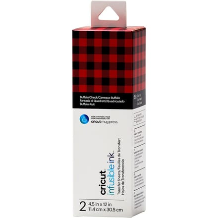 Cricut Infusible Ink - transfer paper - 114 x 305 mm - 2 sheets - buffalo check