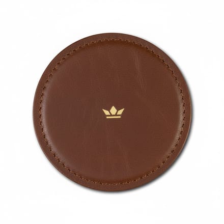 Dutchdeluxes - Luxe - Leren Onderzetter - 4Pack - Bruin