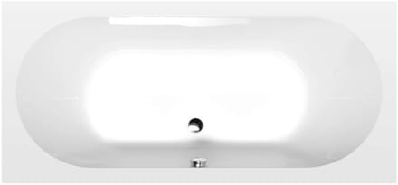 Polysan Levana Rechthoekig bad 170x80x39cm, wit