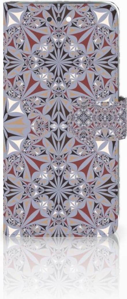 Apple iPhone 7 Plus | 8 Plus Bookcase Flower Tiles