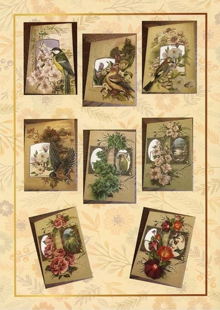 World of Craft - Vintage Birds & Flowers Nr. 2