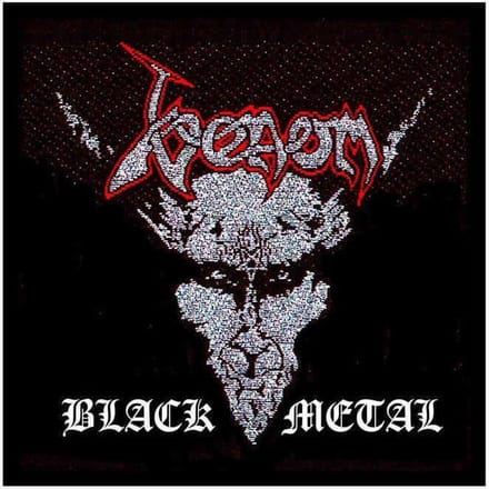 Venom - Metal Patch - Zwart