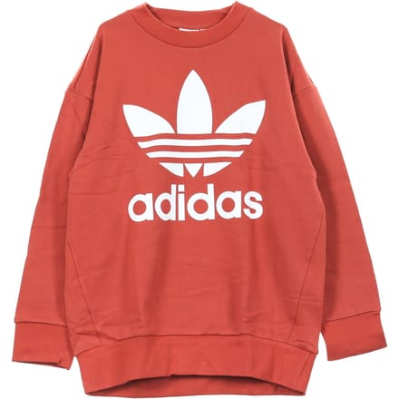 Tref Over Crew Shift herensweatshirt met ronde hals oranje