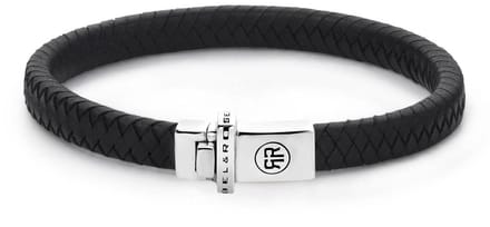 Armband - Zilver/Leder | Rebel & Rose