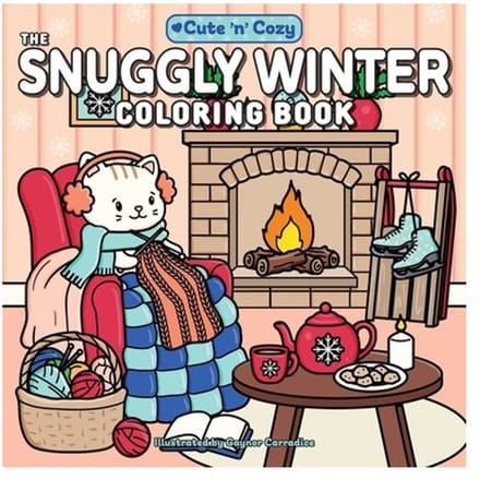 The Snuggly Winter Coloring Book - Cute And Cozy - Gaynor Carradice