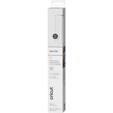 Cricut™ Flock Iron-On Wit – 30,5 x 48,3 cm
