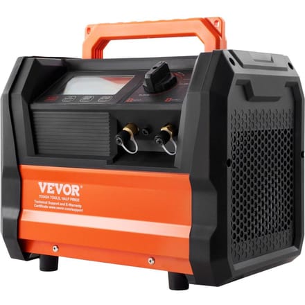 Machine de récupération de réfrigérant 1 CV Double cylindre Sans balais Portable AC
